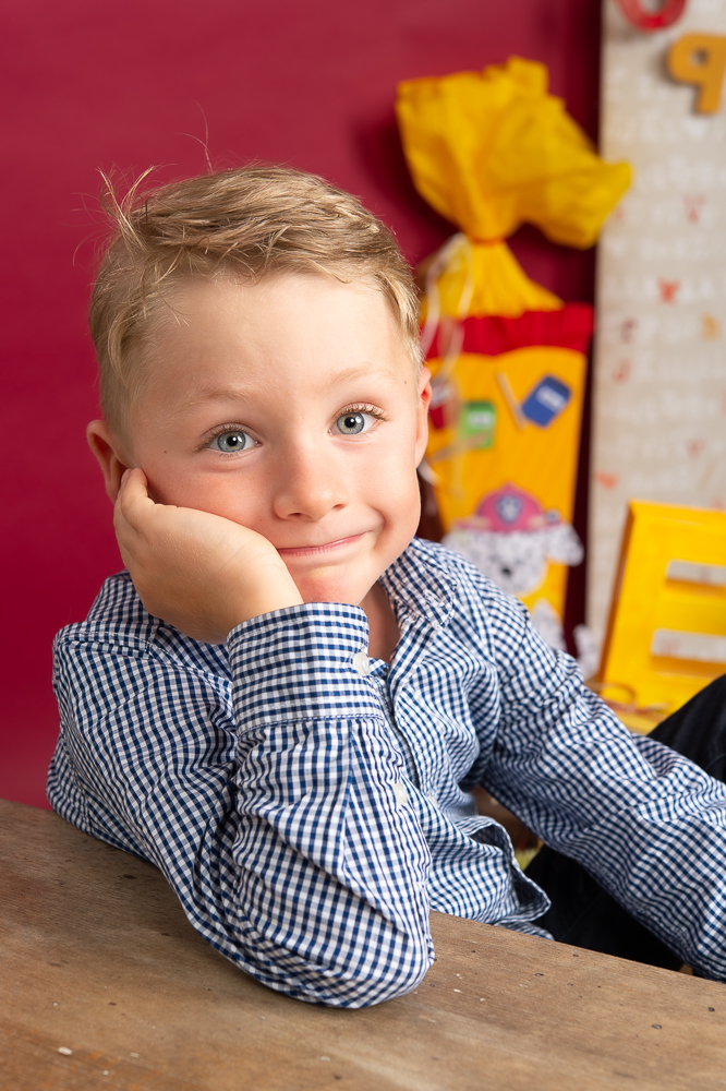 Felix beim Schulanfang